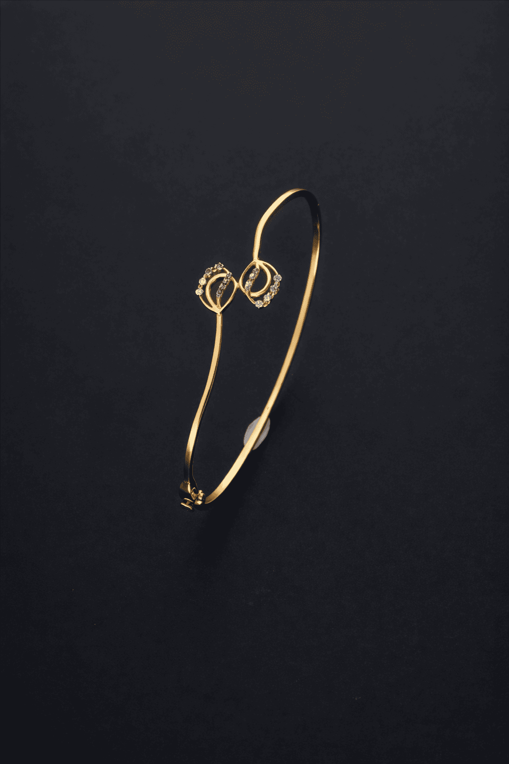 Diamond Solitaire Bangle