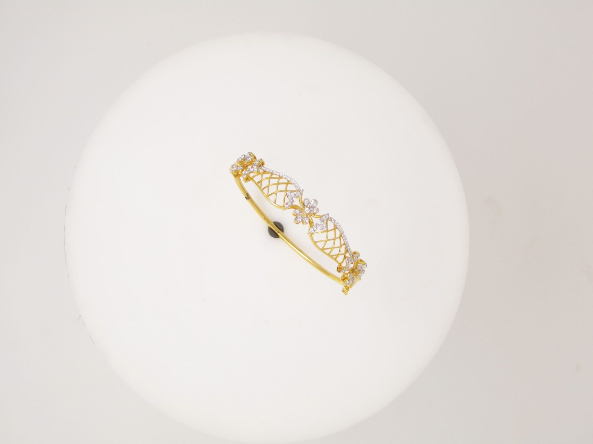 Diamond Cluster Bangle