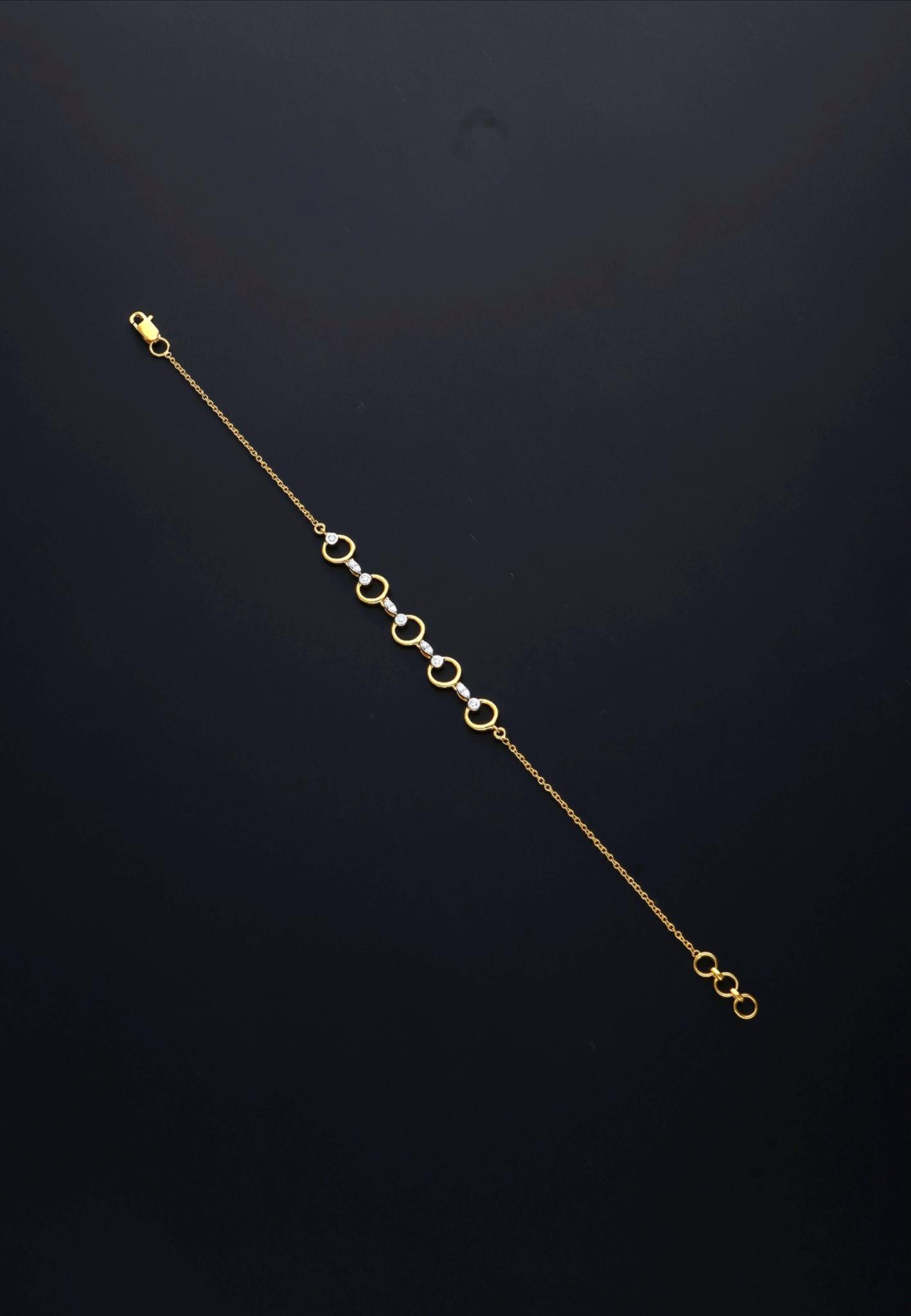 Diamond Charm Bracelet